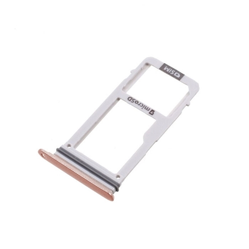 Picture of Single SIM and SD Tray for Samsung Galaxy A3 2017 A320F / A5 2017 A520F / A7 2017 A720F - Color: Rose Gold