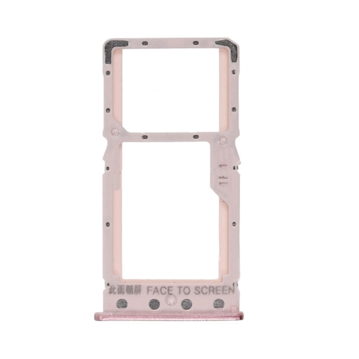 Picture of Single SIM and SD Tray for Xiaomi Redmi 6/6A - Color: Pink