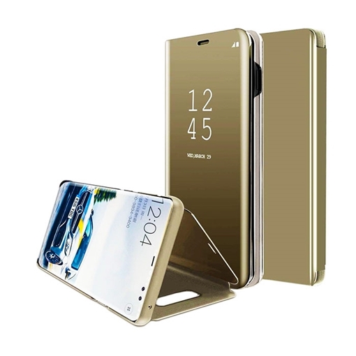 Uitroepteken voordat cent Θήκη Clear View Stand για Samsung J530F Galaxy J5 2017 - Χρώμα: Χρυσό Hamza  TelecomsHamza Telecoms