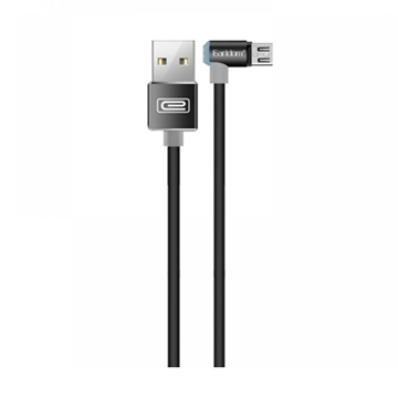 Εικόνα της EARLDOM EC-020 Καλώδιο Φόρτισης και Μεταφοράς Δεδομένων 1m Micro-USB Data and Charging Cable - Χρώμα: Μαύρο