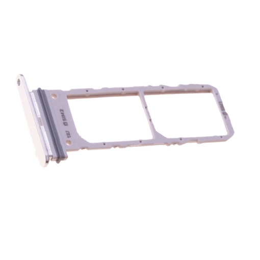 Picture of Original SIM Tray Card Holder Dual SIM and SD for Samsung Galaxy Note 10 N970F GH98-44525B - Color: White