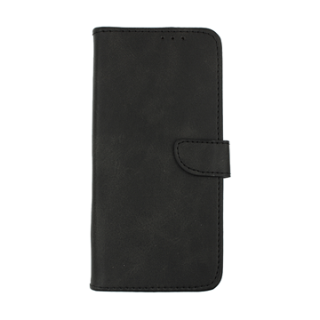 Picture of Leather Book Case with Clip for Xiaomi Mi 10 Lite  - Color: Black