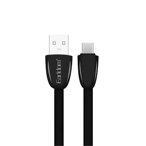 Picture of Earldom EC-111C Fast Charging Cable Type-C  2.4Α 3M - Color: Black