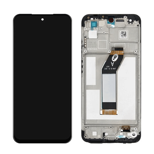 Picture of Display Unit with Frame for Xiaomi Redmi 10 560002K19A00 (Service Pack) - Color: Black