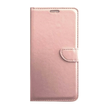 Picture of Leather Book Case with Clip for Xiaomi Redmi Note 9  - Color: Pink