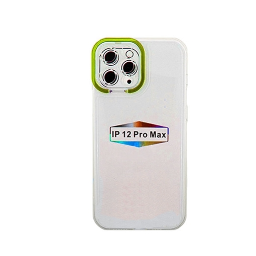 Picture of  Fashion Candy Color With Colored Frame Camera For Iphone 12 Pro Max - Color : Green