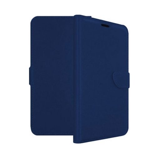 Picture of Leather Book Case with Clip for Xiaomi Redmi Note 3 - Color: Blue