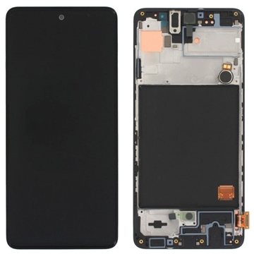 Εικόνα της Incell Οθόνη LCD με Μηχανισμό Αφής Assembly  και Πλαίσιο για Samsung Galaxy A51 A515F - Χρώμα: Μαύρο