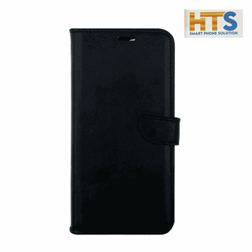 Picture of HTS Book Cover Stand Leather Wallet with Clip For Samsung Galaxy A04s - Color-Black