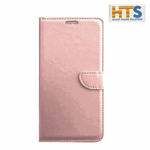 Picture of HTS Book Cover Stand Leather Wallet with Clip For Samsung Galaxy A13 4G - Color-Rose Gold