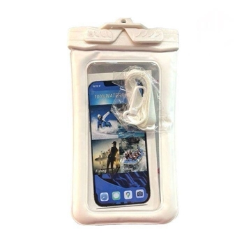 Εικόνα της Αδιάβροχη Θήκη για Κινητά Smartphones / Waterproof Phone Case εως 7" - Χρώμα: Λευκό