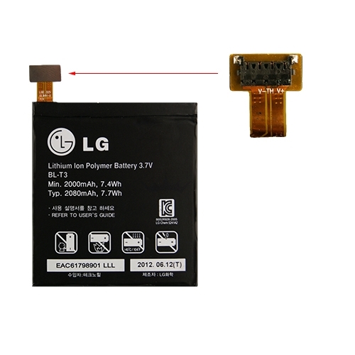 Μπαταρία LG BL-T3 για P895 Optimus Vu - 2000 mAh
