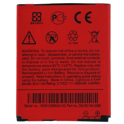 Μπαταρία HTC BL01100 BA S850 για Desire C - 1230mAh