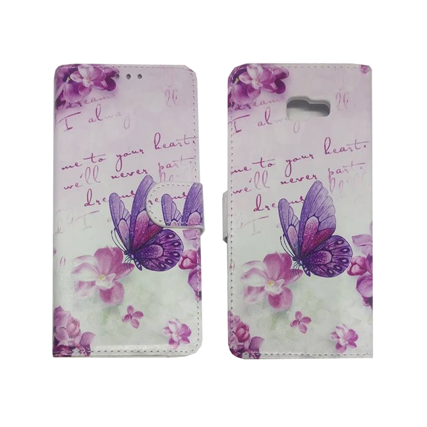 Θήκη Βιβλίο Butterflies Design για Samsung A720F Galaxy A7 2017
