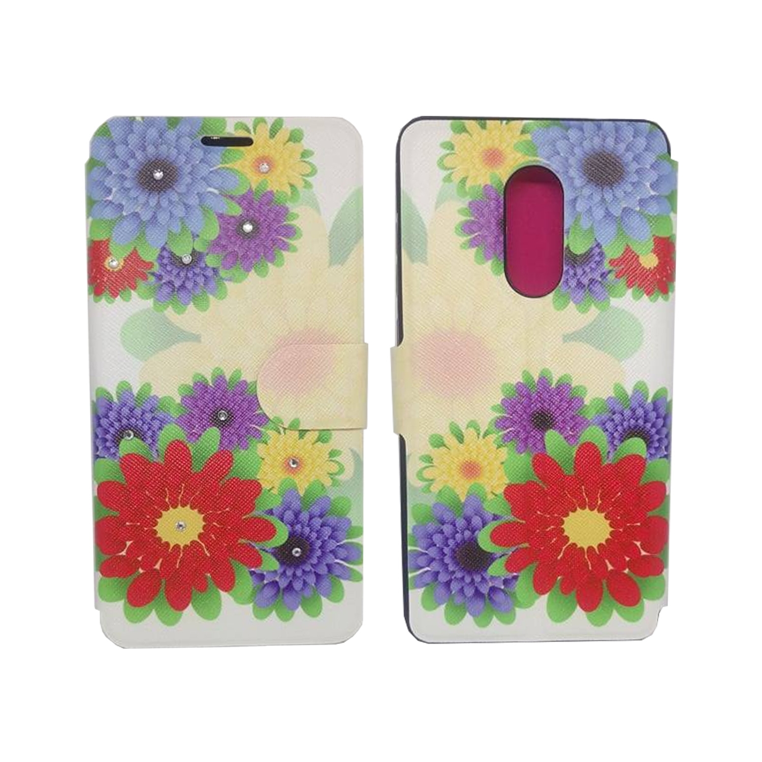 Θήκη Βιβλίο Flower Design για Xiaomi Redmi Note 4