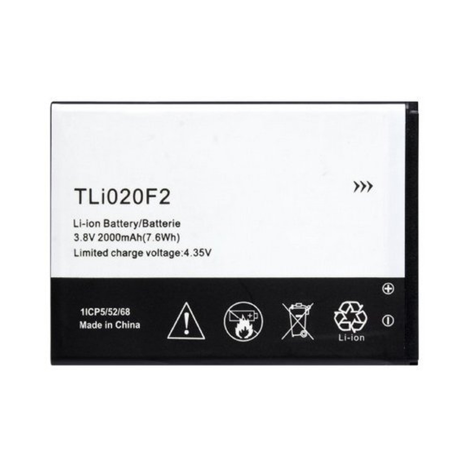 Μπαταρία Alcatel TLi020F2 για 7040T Fierce 2 / A564C Pop Icon - 2000 mAh