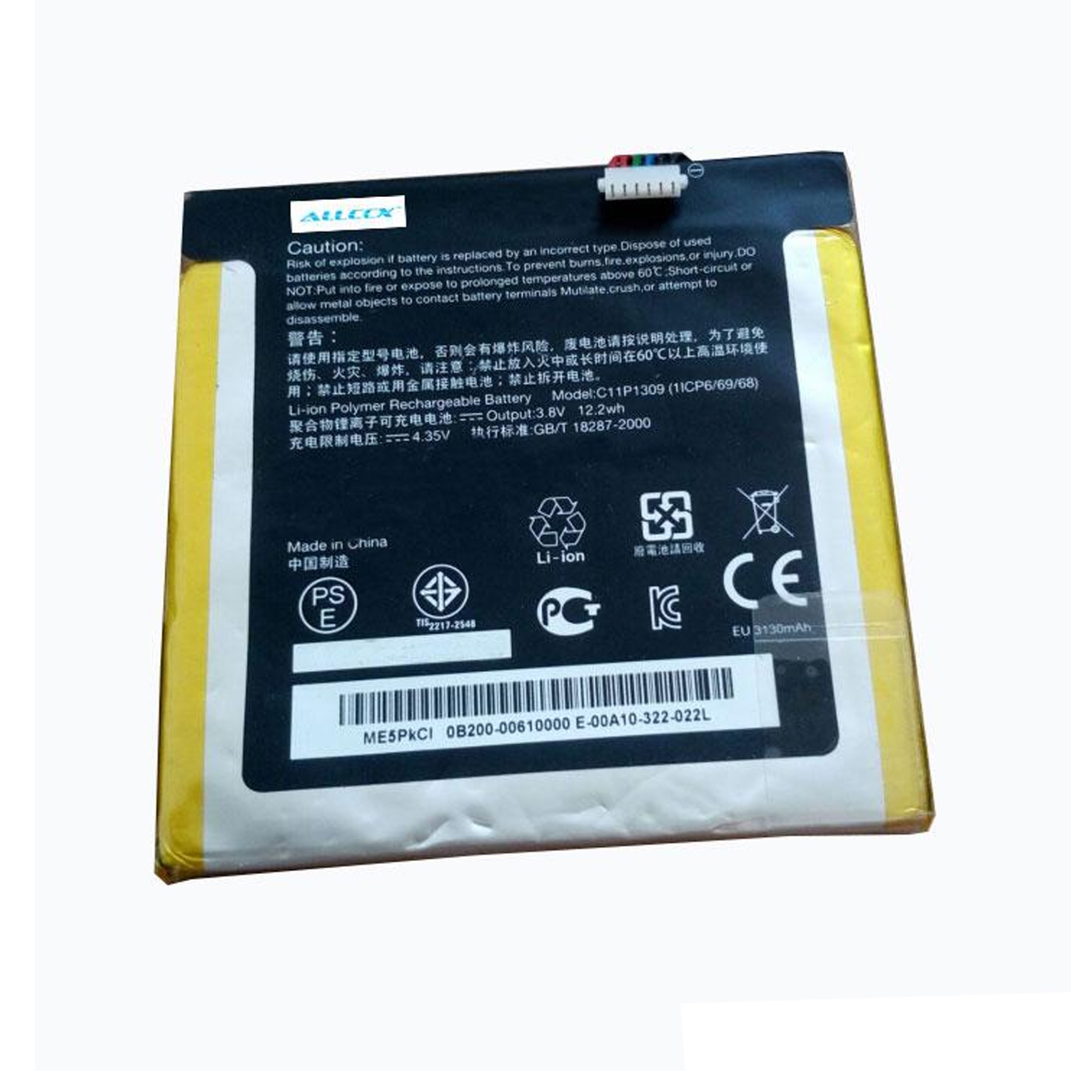 Μπαταρία Asus C11P1309 για Fonepad Note 6 12.2Wh me560cg k00g