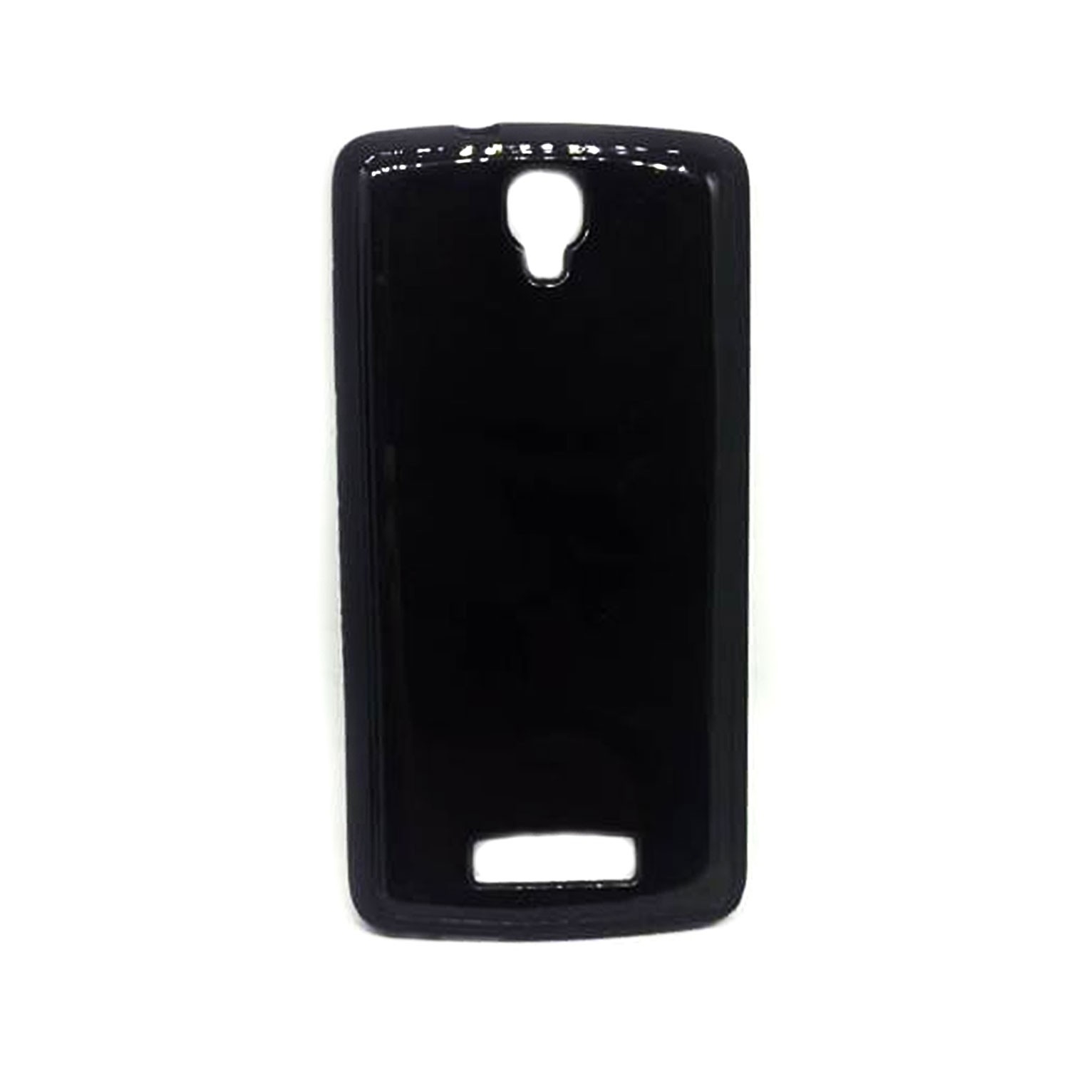 Θήκη Πλάτης Σιλικόνης για ZTE Blade L5/L5 Plus - Χρώμα: Μαύρο