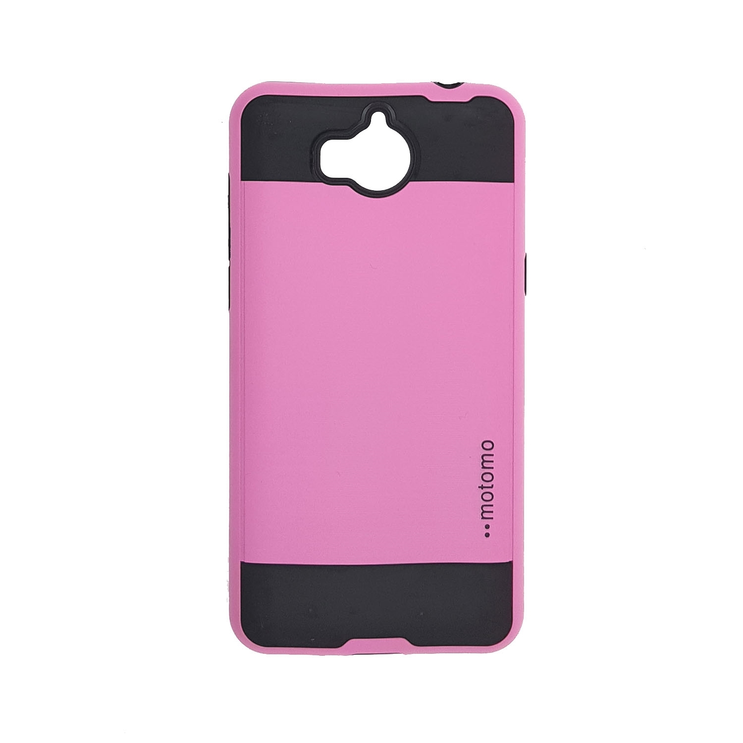 Θήκη Motomo Slim Aluminium για Huawei Y5 2017/Y5 III/Y5 3/Y6 2017 - Χρώμα: Ροζ