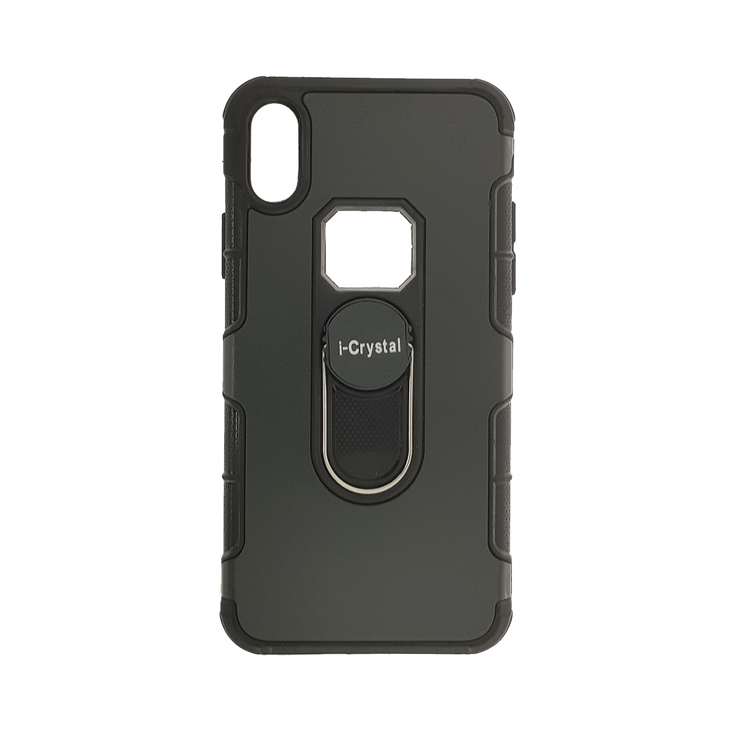 Θήκη Πλάτης I-Crystal για Apple iPhone X/Xs - Χρώμα : Μαύρο