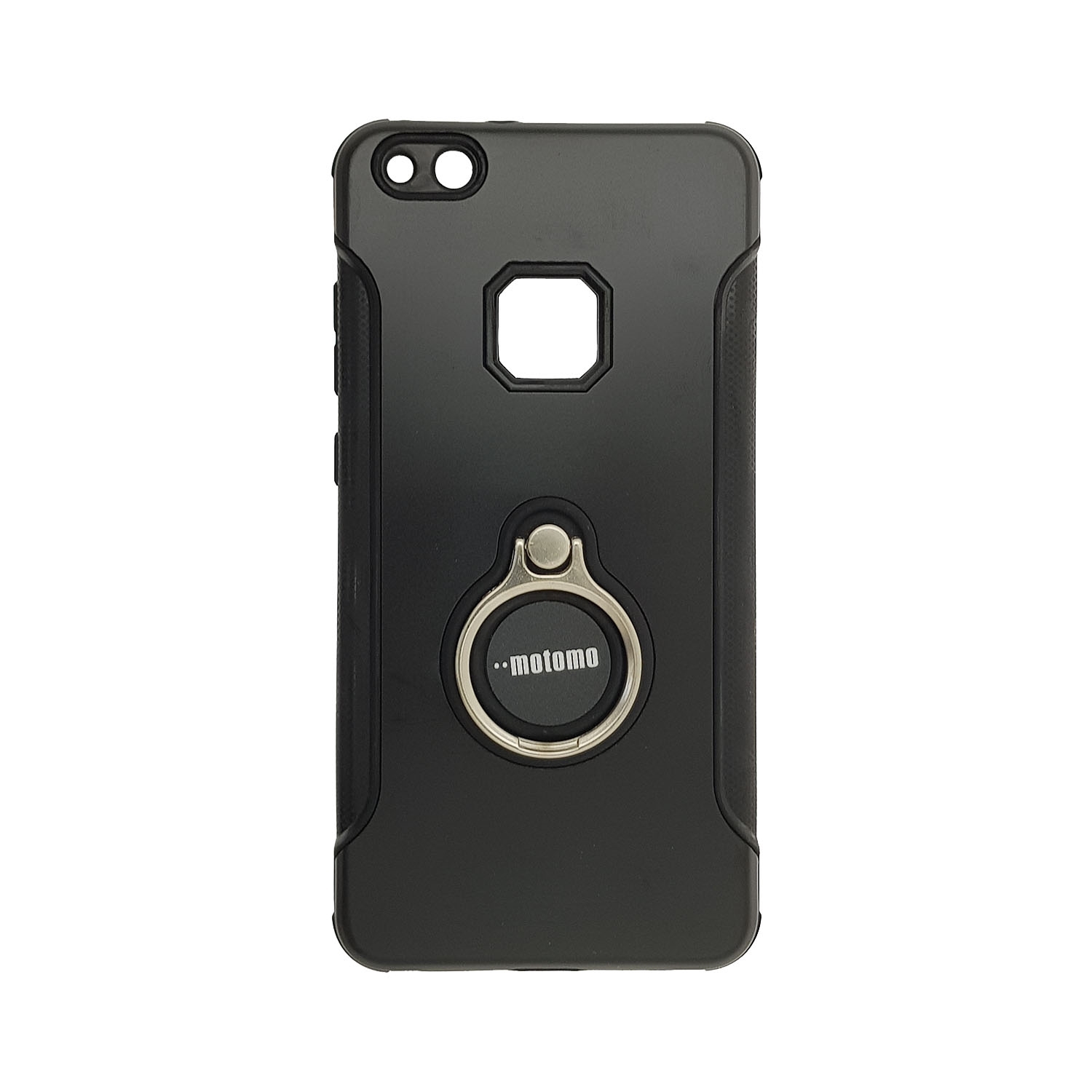 Θήκη Πλάτης Motomo Hybrid Armor για Huawei P10 Lite - Χρώμα: Μαύρο