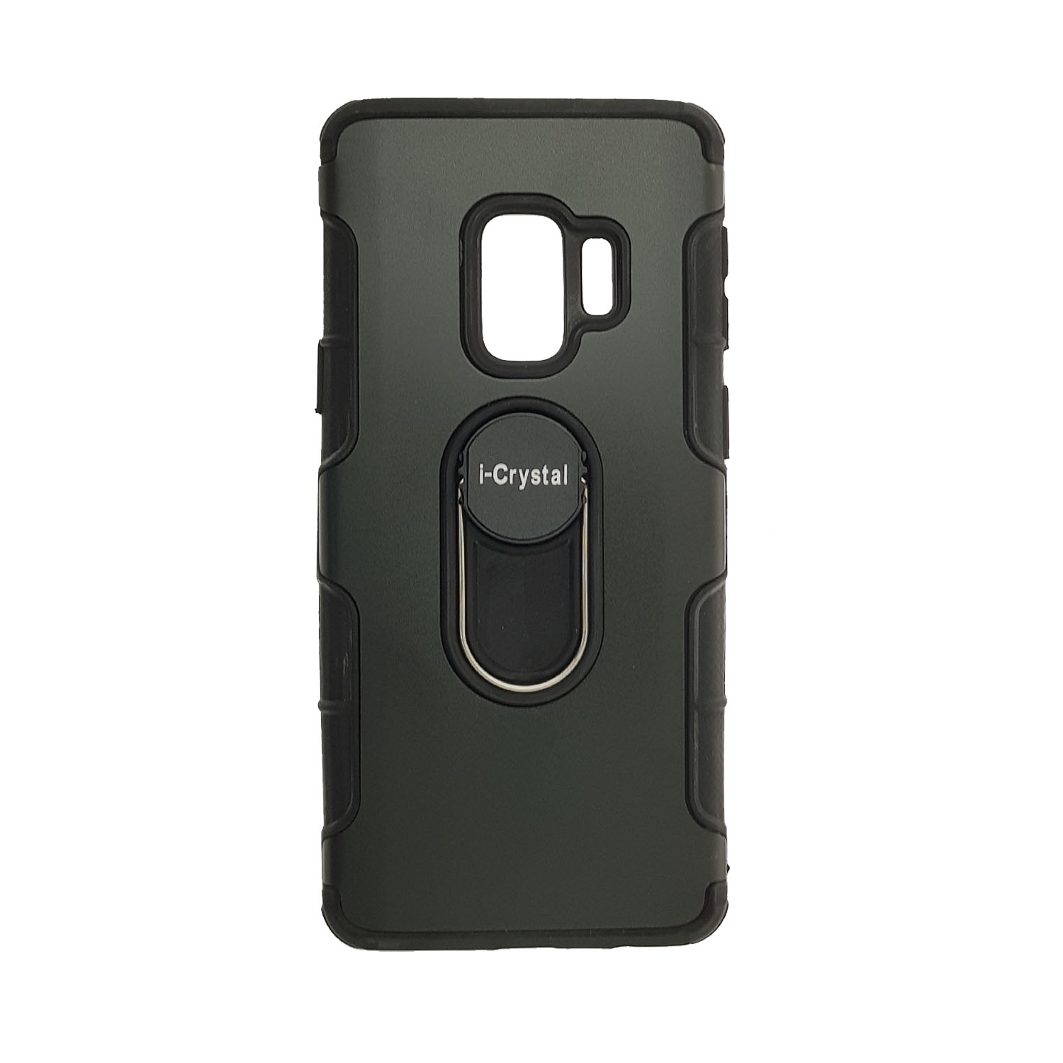 Θήκη Πλάτης I-Crystal για Samsung G960F Galaxy S9 - Χρώμα : Μαύρο