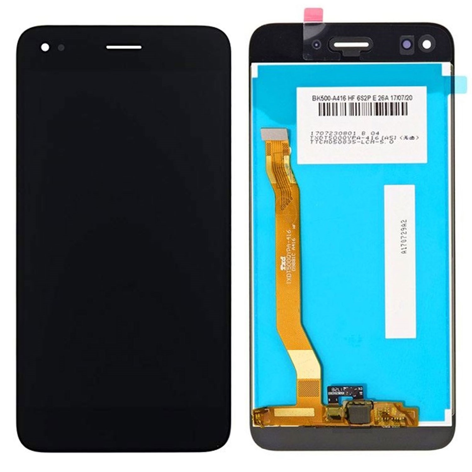 OEM Οθόνη LCD με Μηχανισμό Αφής για Huawei P9 Lite Mini / Y6 Pro 2017 - Χρώμα: Μαύρο