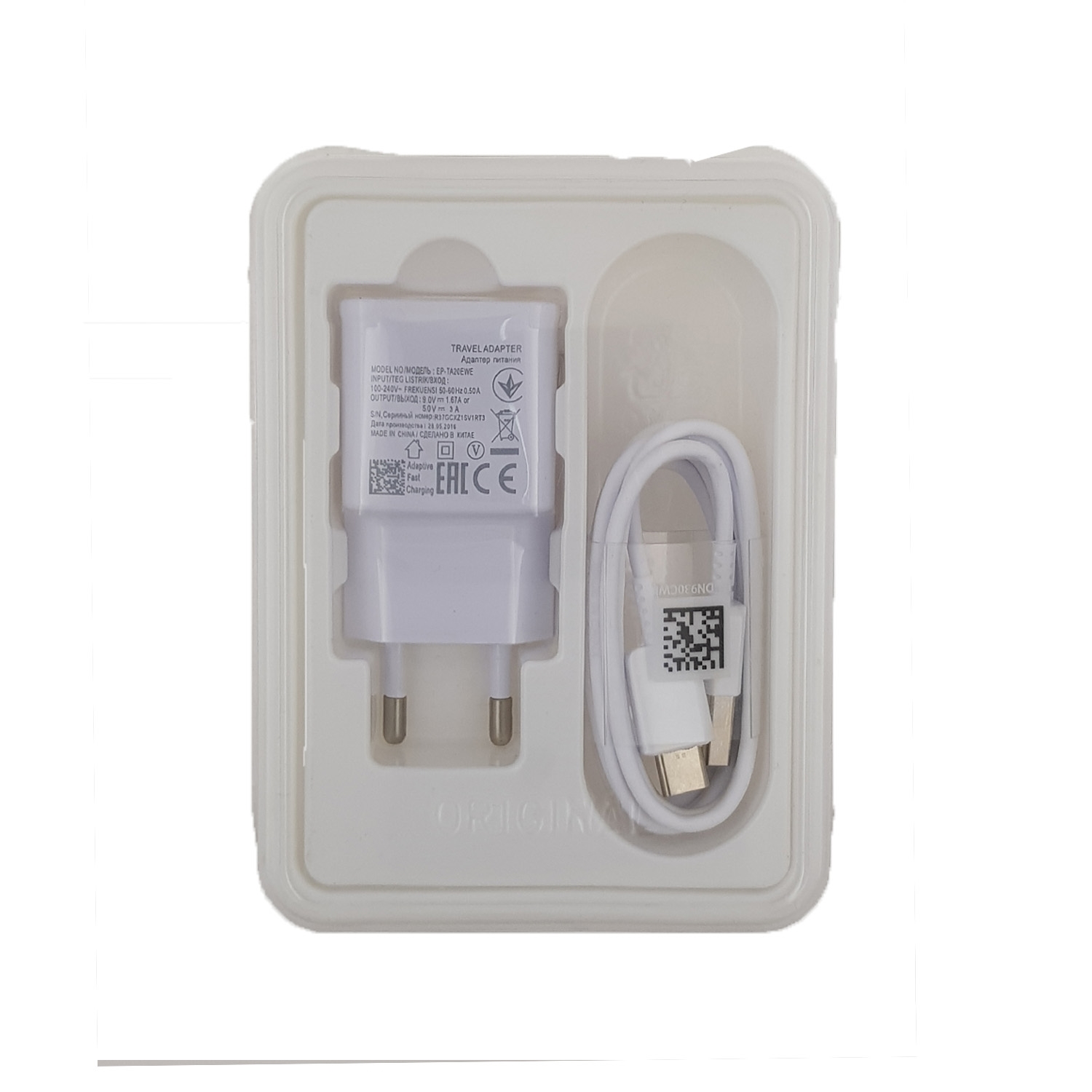 OEM Ταχυφορτιστής USB 2.0A & Καλώδιο MicroUSB - Χρώμα: Λευκό