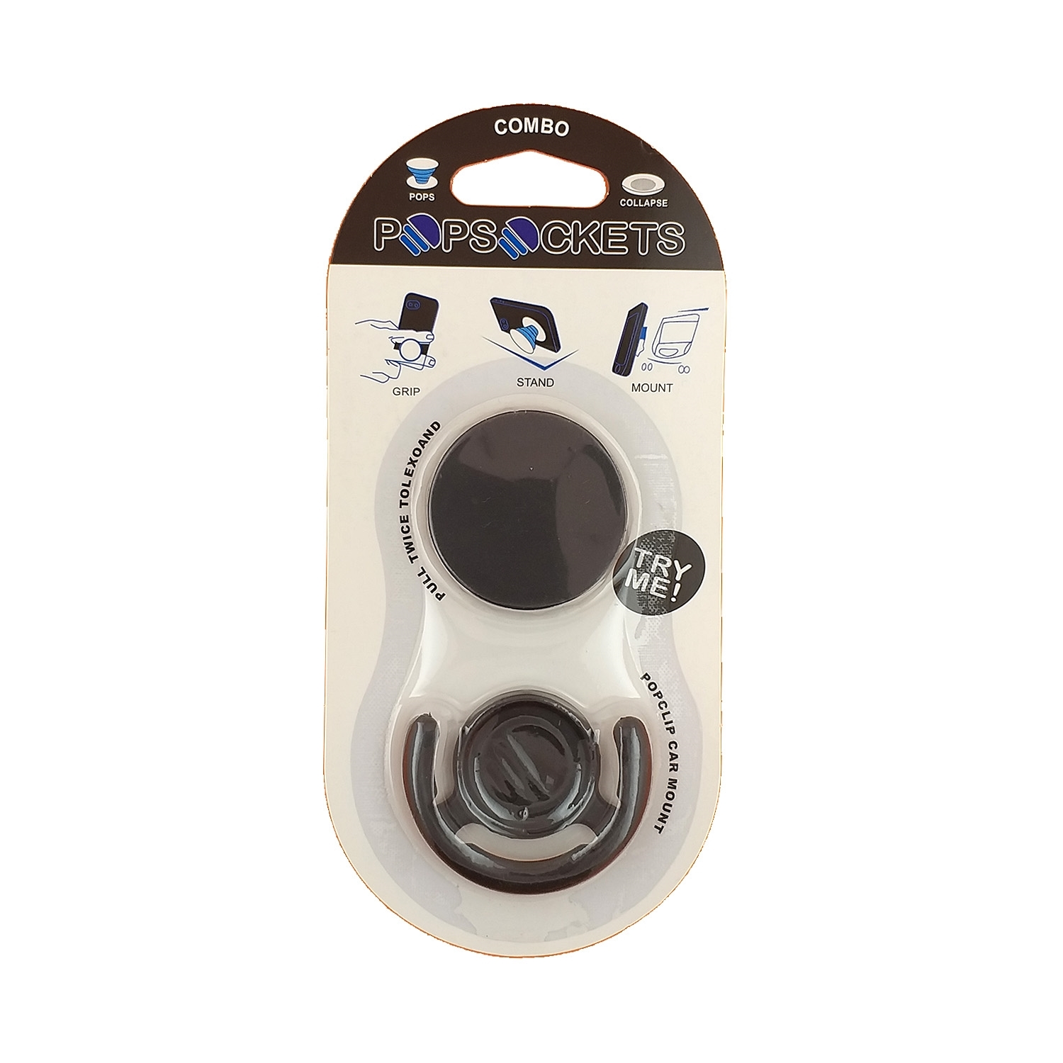 Popsocket Mobile Grip - Χρώμα: Μαύρο