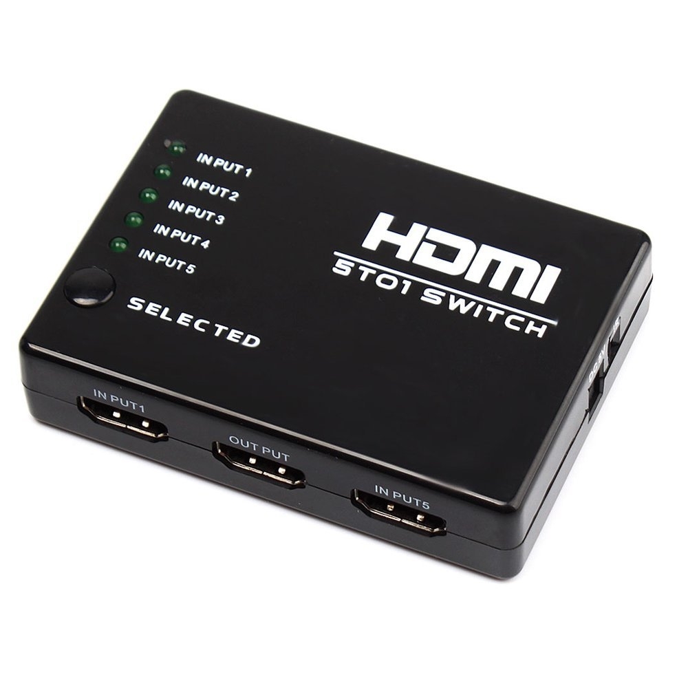 OEM - Switcher με 5 Θύρες HDMI με remote για HDTV