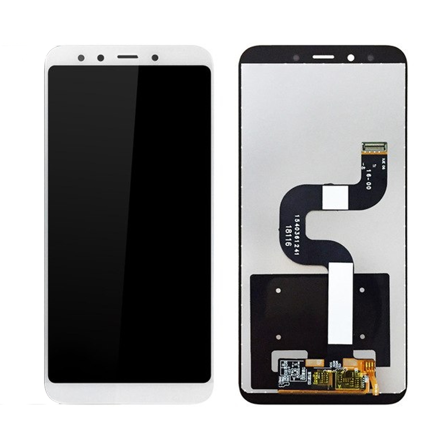 OEM Οθόνη LCD με Μηχανισμό Αφής για Xiaomi MI A2 / MI 6X - Χρώμα: Λευκό