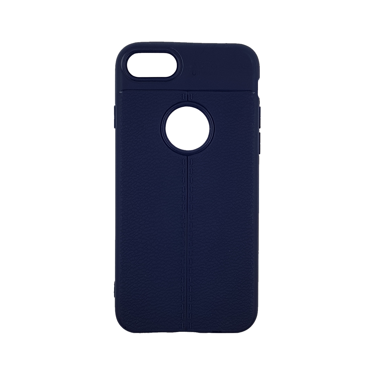 Θήκη Πλάτης Σιλικόνης Litchi για Apple iPhone 7/8 4.7 inches - Χρώμα: Μπλε