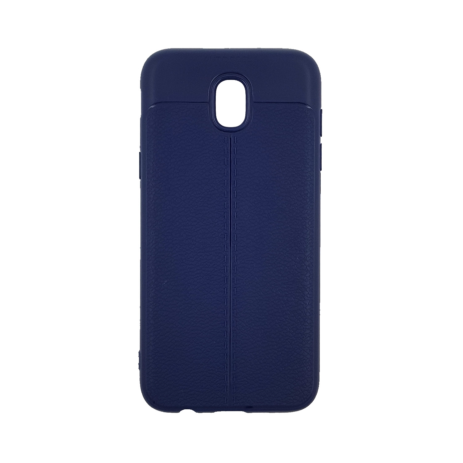 Θήκη Πλάτης Σιλικόνης Litchi για Samsung J530F Galaxy J5 2017 - Χρώμα: Μπλε