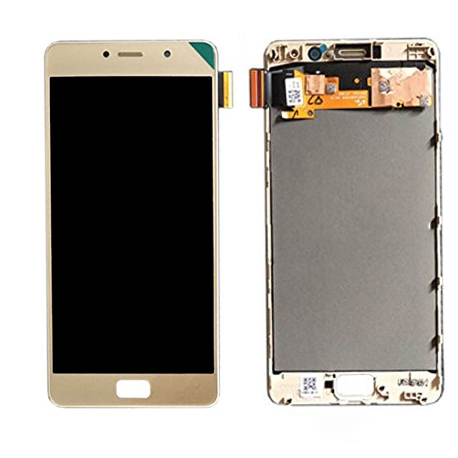 Οθόνη LCD με Μηχανισμό Αφής για Lenovo Vibe P2 P2A42 - Χρώμα: Χρυσό