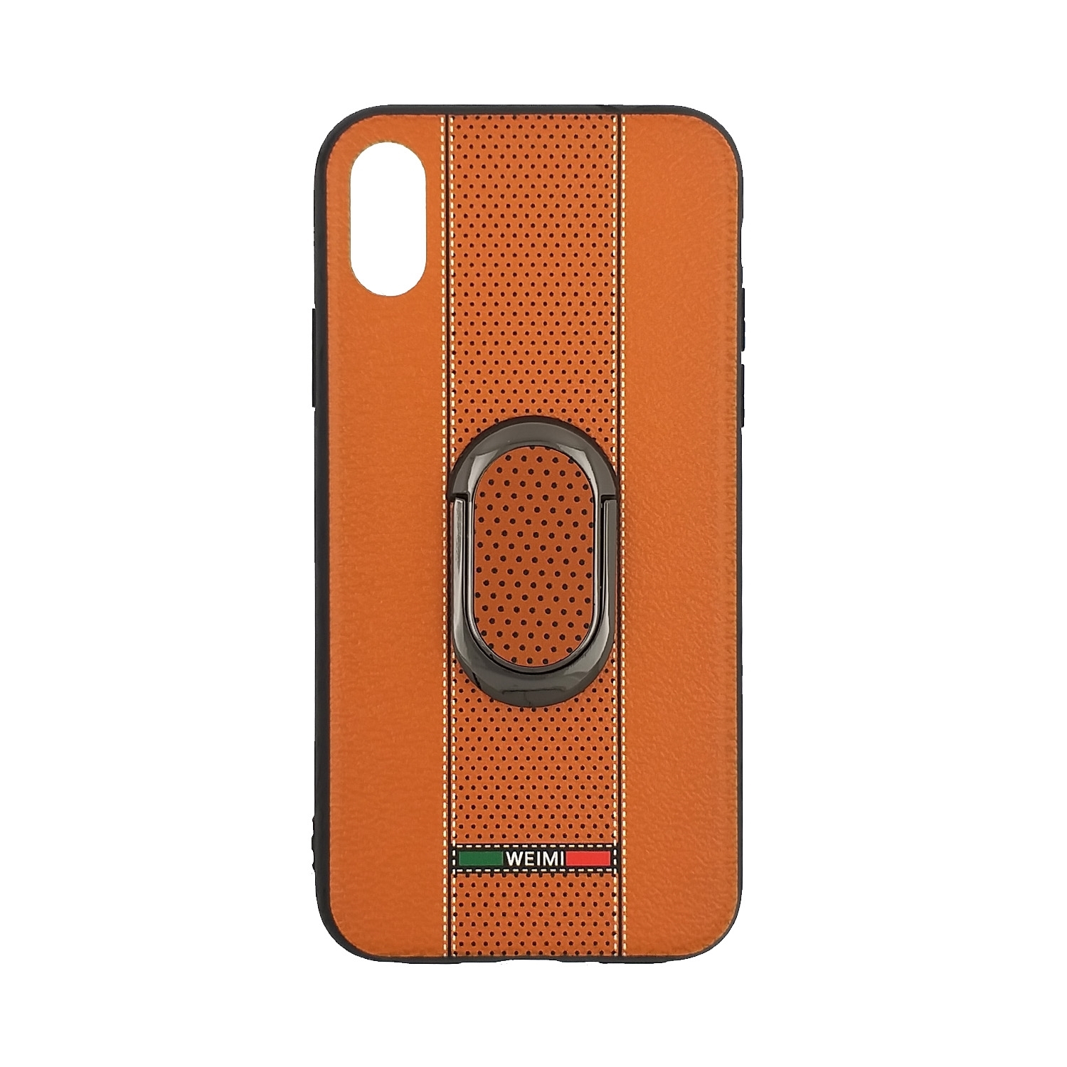 Θήκη Πλάτης Weimi Με Βάση Στήριξης για Apple iPhone X/Xs - Χρώμα: Πορτοκαλί