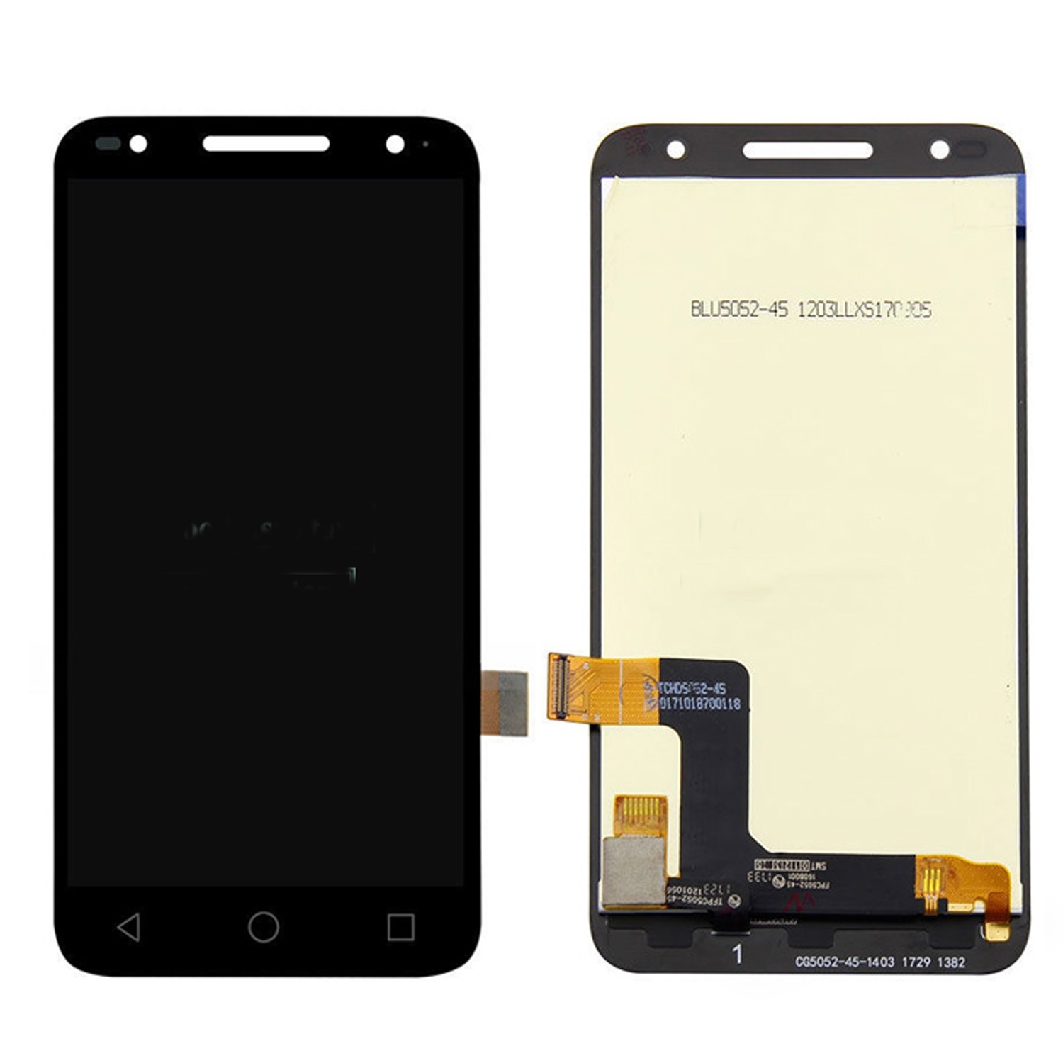 Οθόνη LCD με Μηχανισμό Αφής για Alcatel U5 HD 4G 5" 5047D - Χρώμα: Μαύρο
