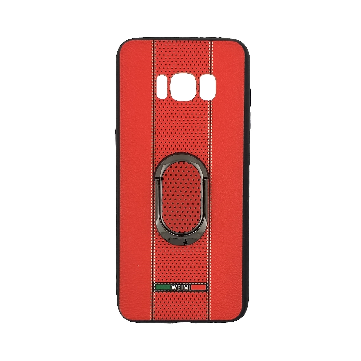 Θήκη Πλάτης Weimi Με Βάση Στήριξης για Samsung G950F Galaxy S8 - Χρώμα: Κόκκινο