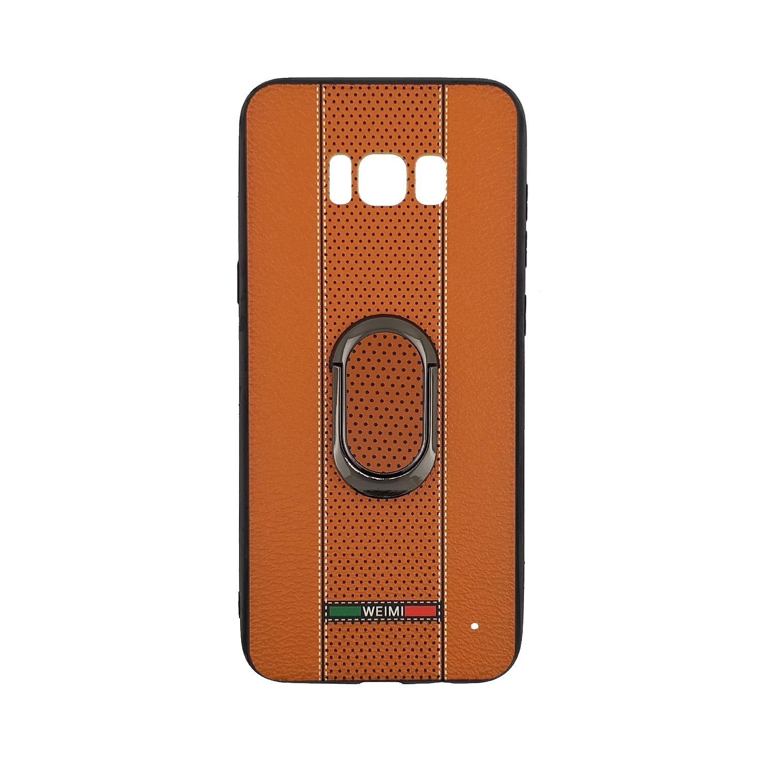 Θήκη Πλάτης Weimi Με Βάση Στήριξης για Samsung G955F Galaxy S8 Plus - Χρώμα: Πορτοκαλί