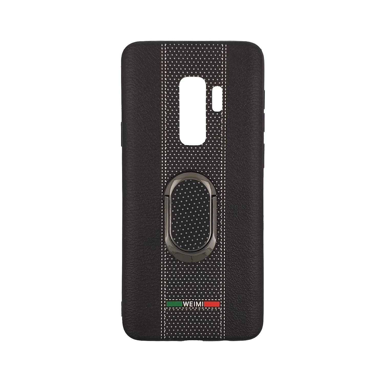 Θήκη Πλάτης Weimi Με Βάση Στήριξης για Samsung G965F Galaxy S9 Plus - Χρώμα: Μαύρο