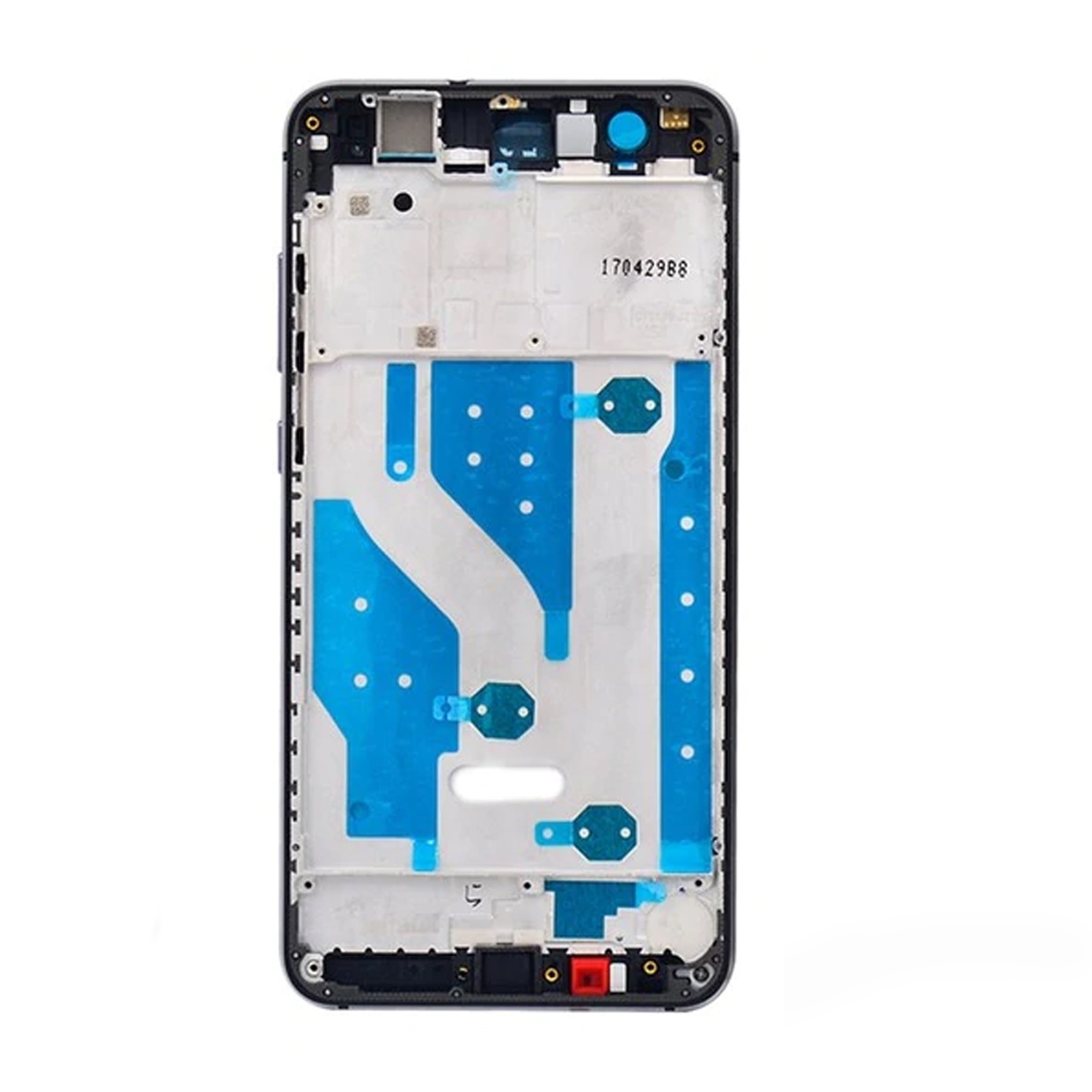 Μπροστινό Πλαίσιο Οθόνης LCD Front Frame για Huawei P10 Lite - Χρώμα: Μαύρο