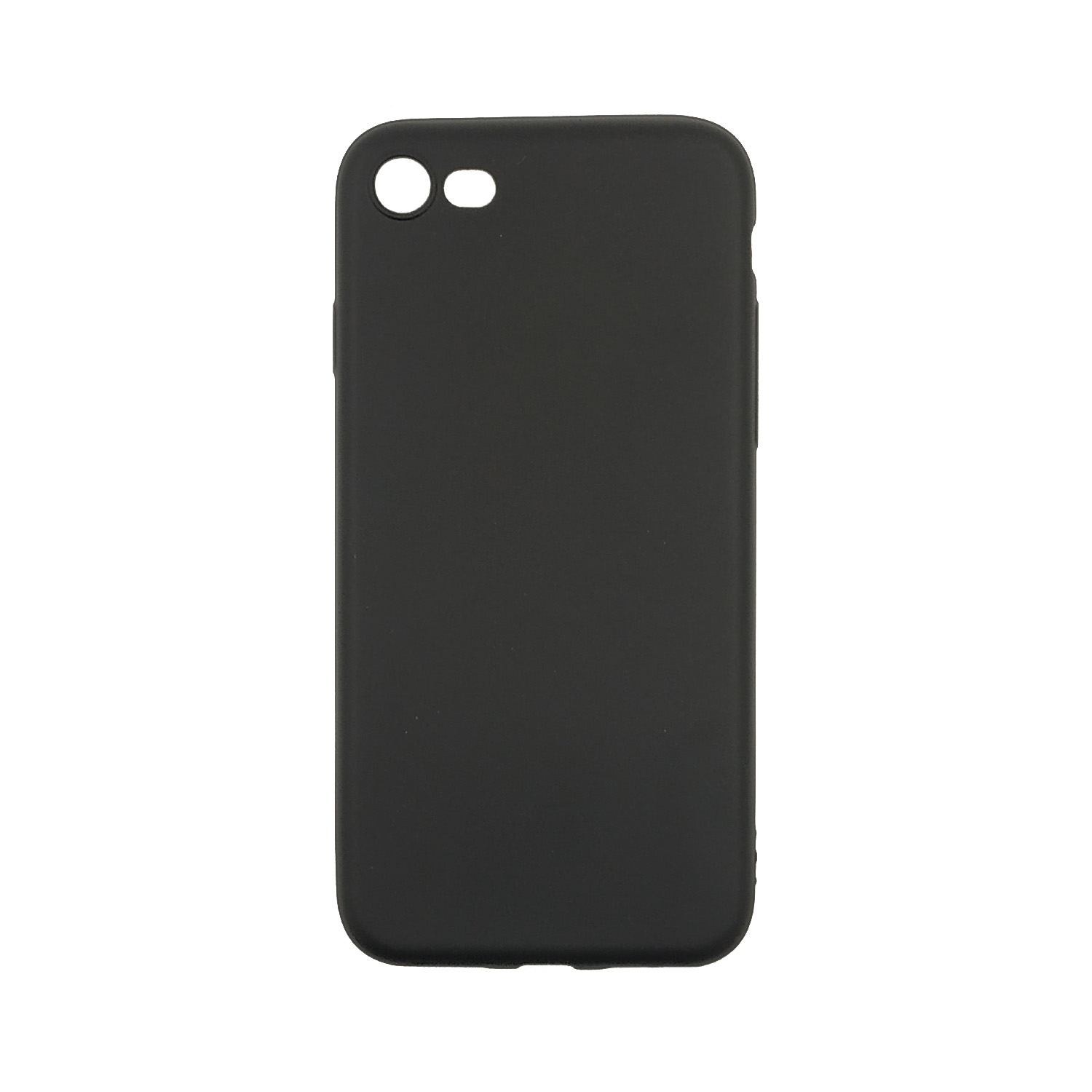 Θήκη Πλάτης Σιλικόνης για Apple iPhone 7 Plus/8 Plus 5.5 inches - Χρώμα: Μαύρο
