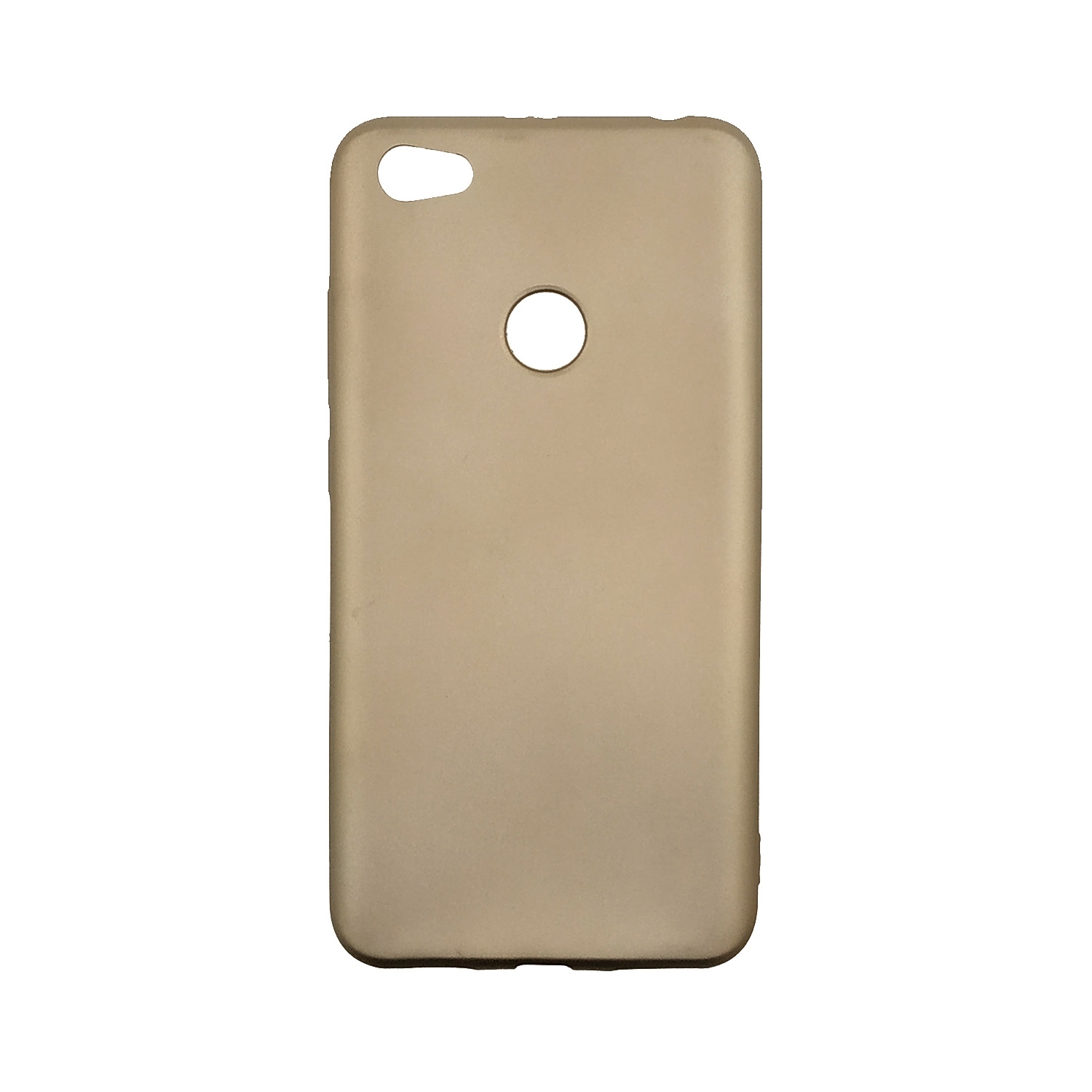 Θήκη Πλάτης Σιλικόνης για Xiaomi Redmi Note 5A/ Note 5A Prime - Χρώμα: Χρυσό
