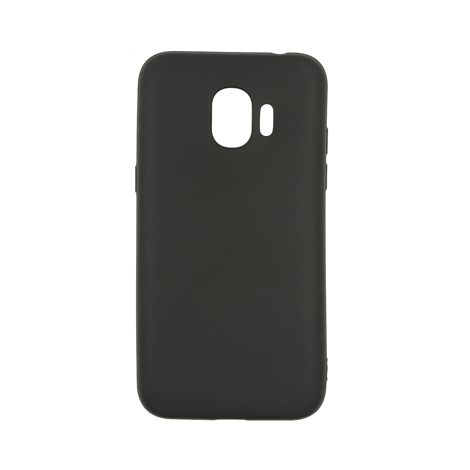 Θήκη Πλάτης Σιλικόνης για Samsung J250F Galaxy J2 2018/J2 Pro 2018 - Χρώμα: Μαύρο