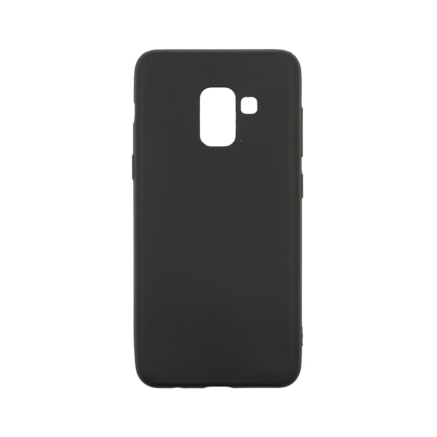 Θήκη Πλάτης Σιλικόνης για Samsung A530F Galaxy A8 2018 - Χρώμα: Μαύρο