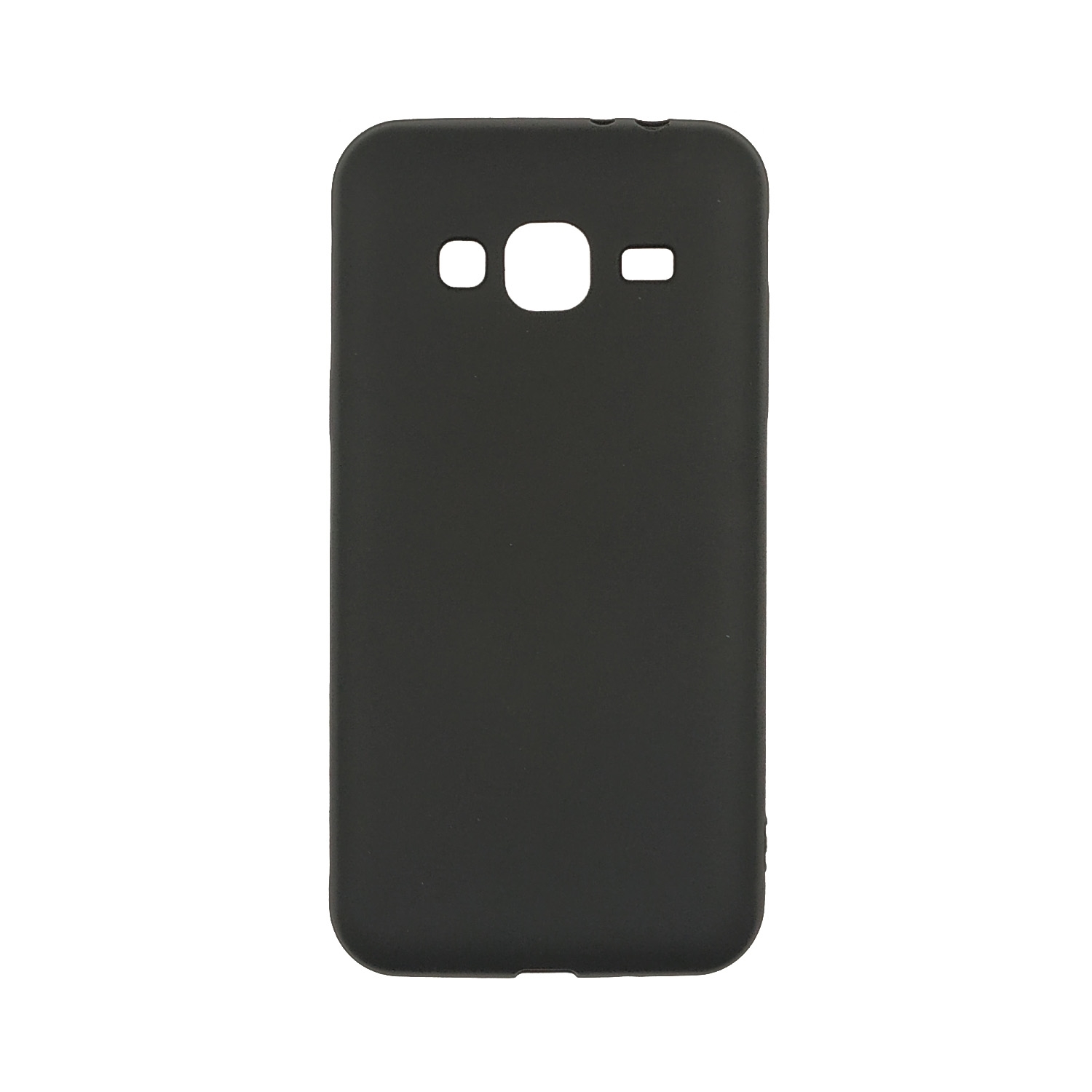 Θήκη Πλάτης Σιλικόνης για Samsung J320F Galaxy J3 2016 - Χρώμα: Μαύρο