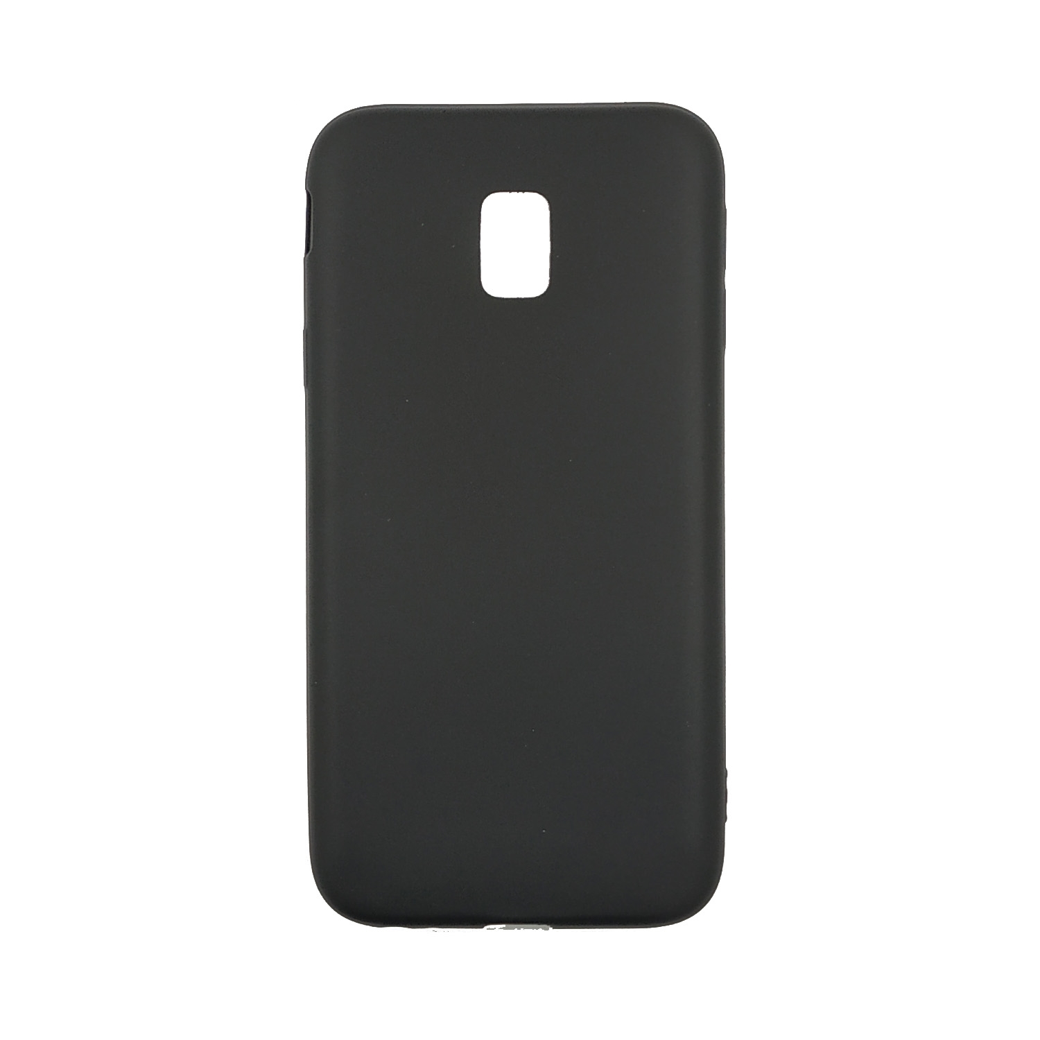 Θήκη Πλάτης Σιλικόνης για Samsung J330F Galaxy J3 2017 - Χρώμα: Μαύρο