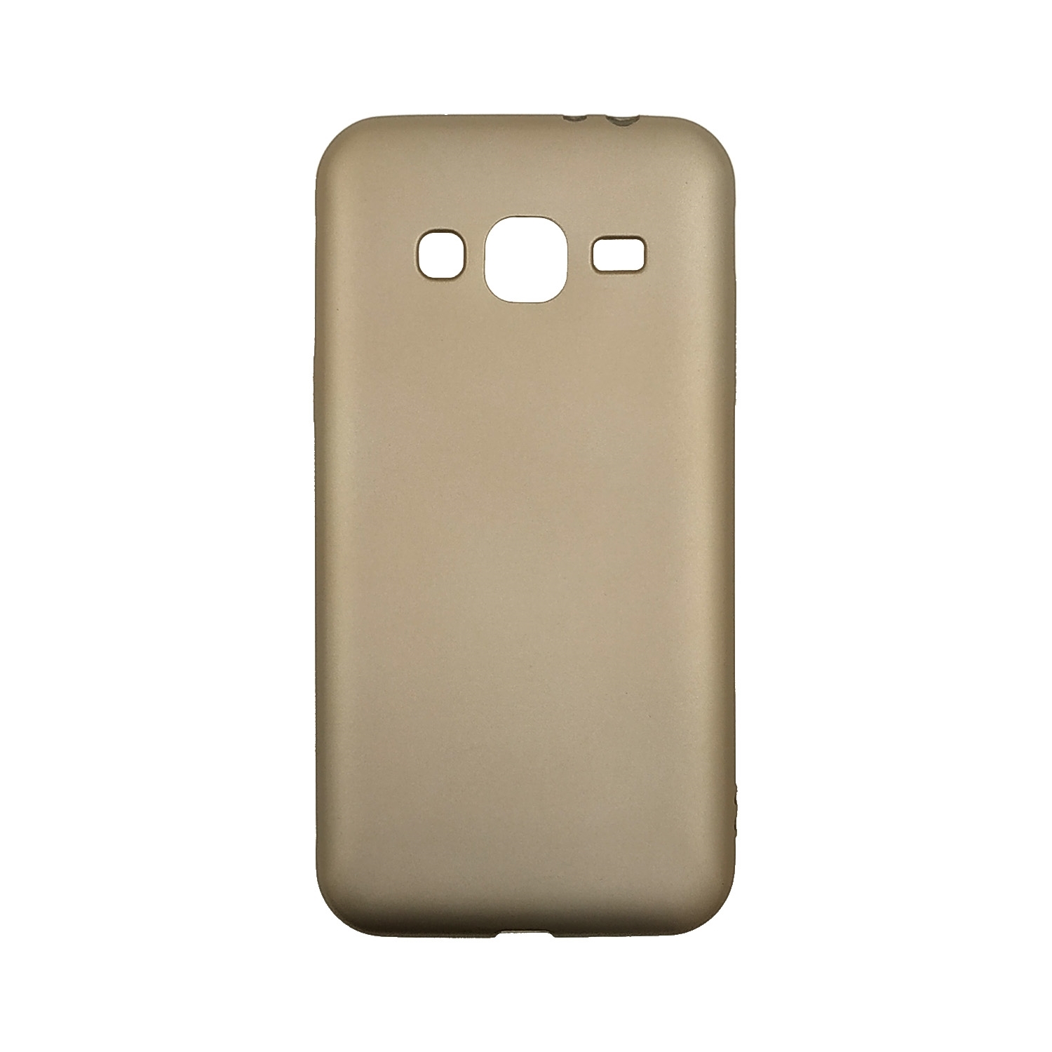 Θήκη Πλάτης Σιλικόνης για Samsung J320F Galaxy J3 2016 - Χρώμα: Χρυσό