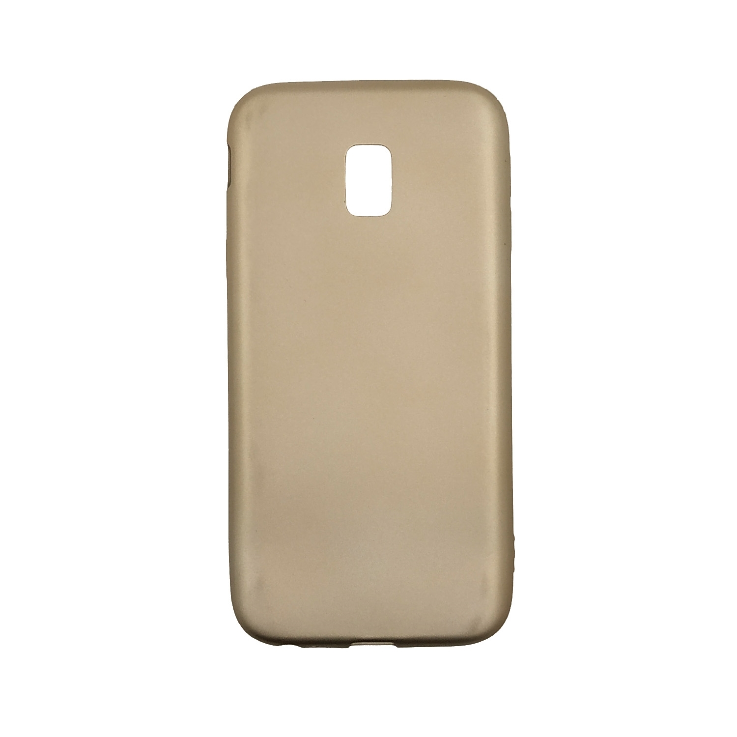 Θήκη Πλάτης Σιλικόνης για Samsung J330F Galaxy J3 2017 - Χρώμα: Χρυσό