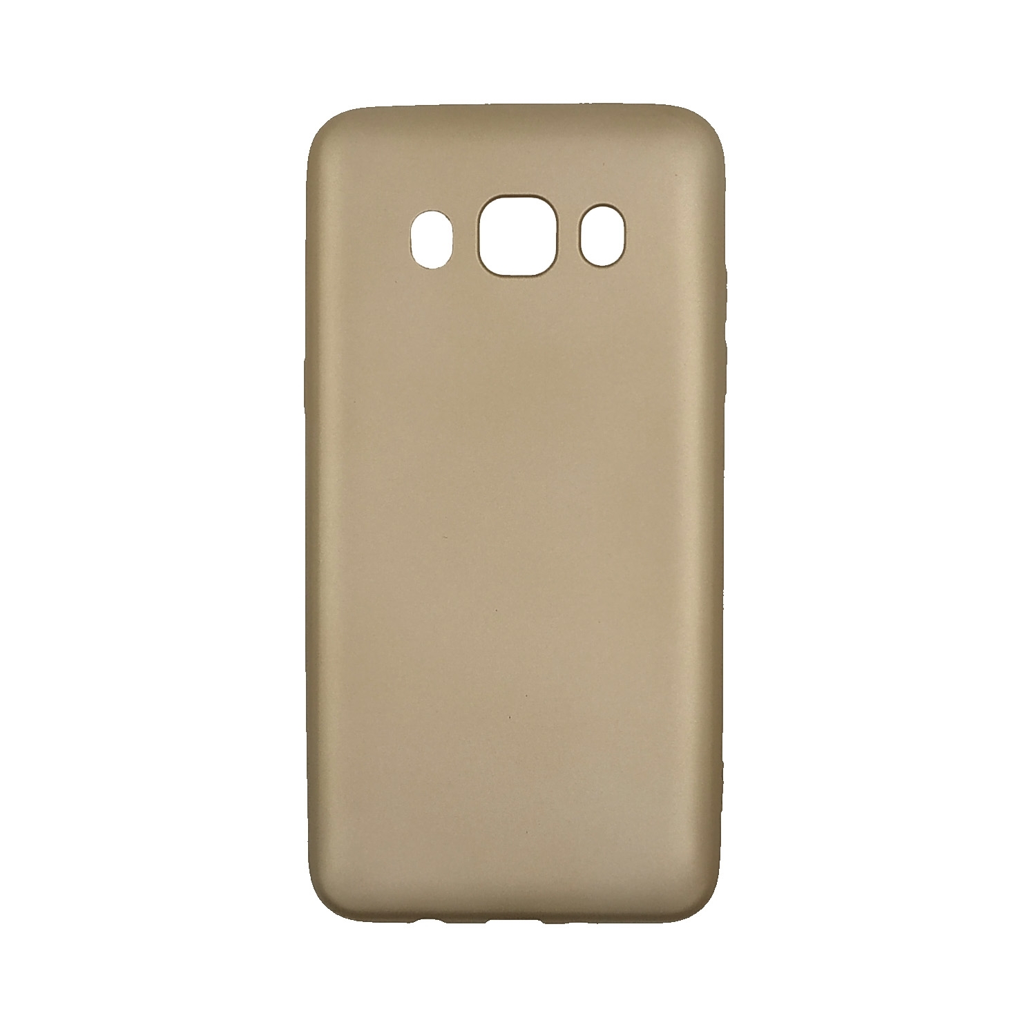 Θήκη Πλάτης Σιλικόνης για Samsung J510F Galaxy J5 2016 - Χρώμα: Χρυσό