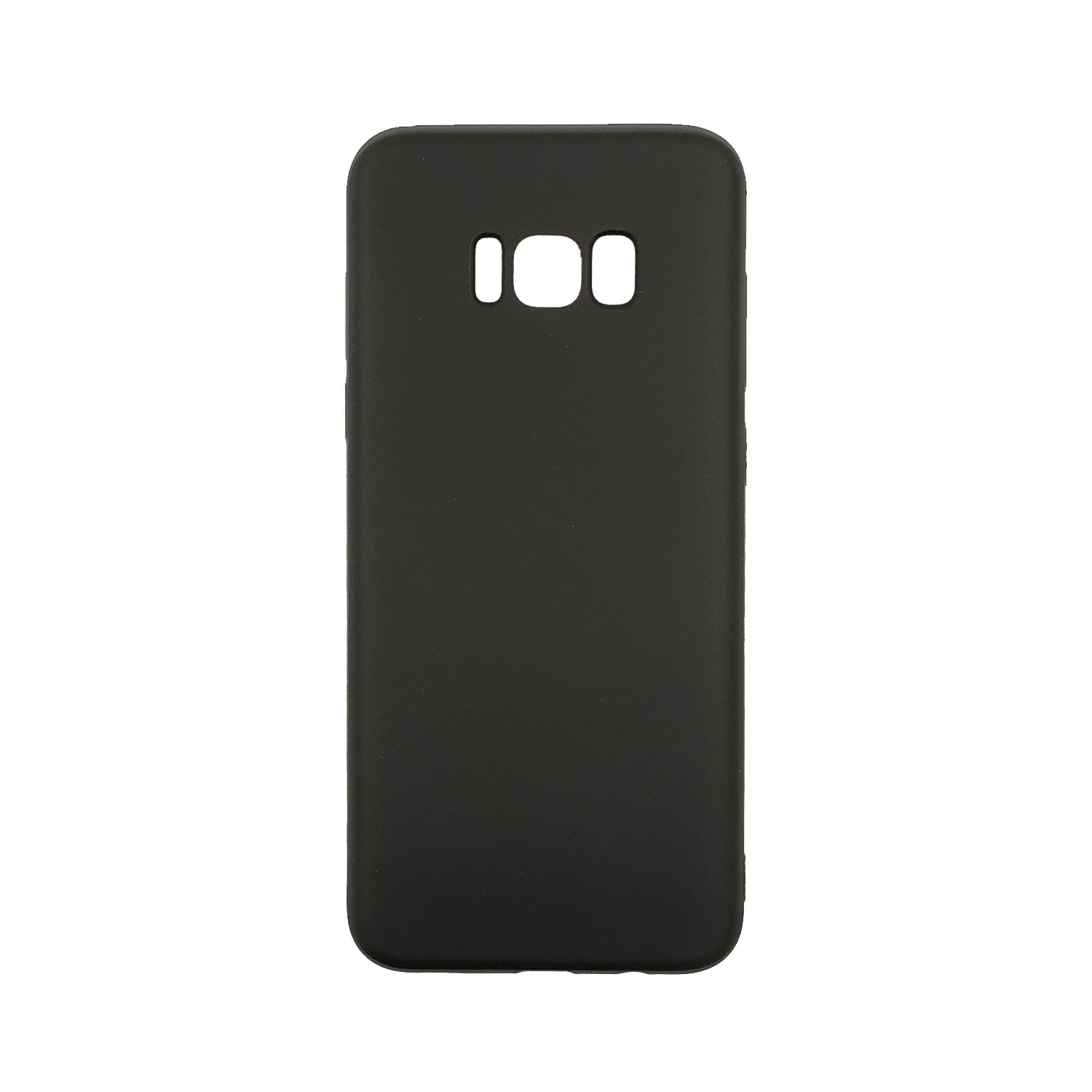 Θήκη Πλάτης Σιλικόνης για Samsung G955F Galaxy S8 Plus - Χρώμα: Μαύρο